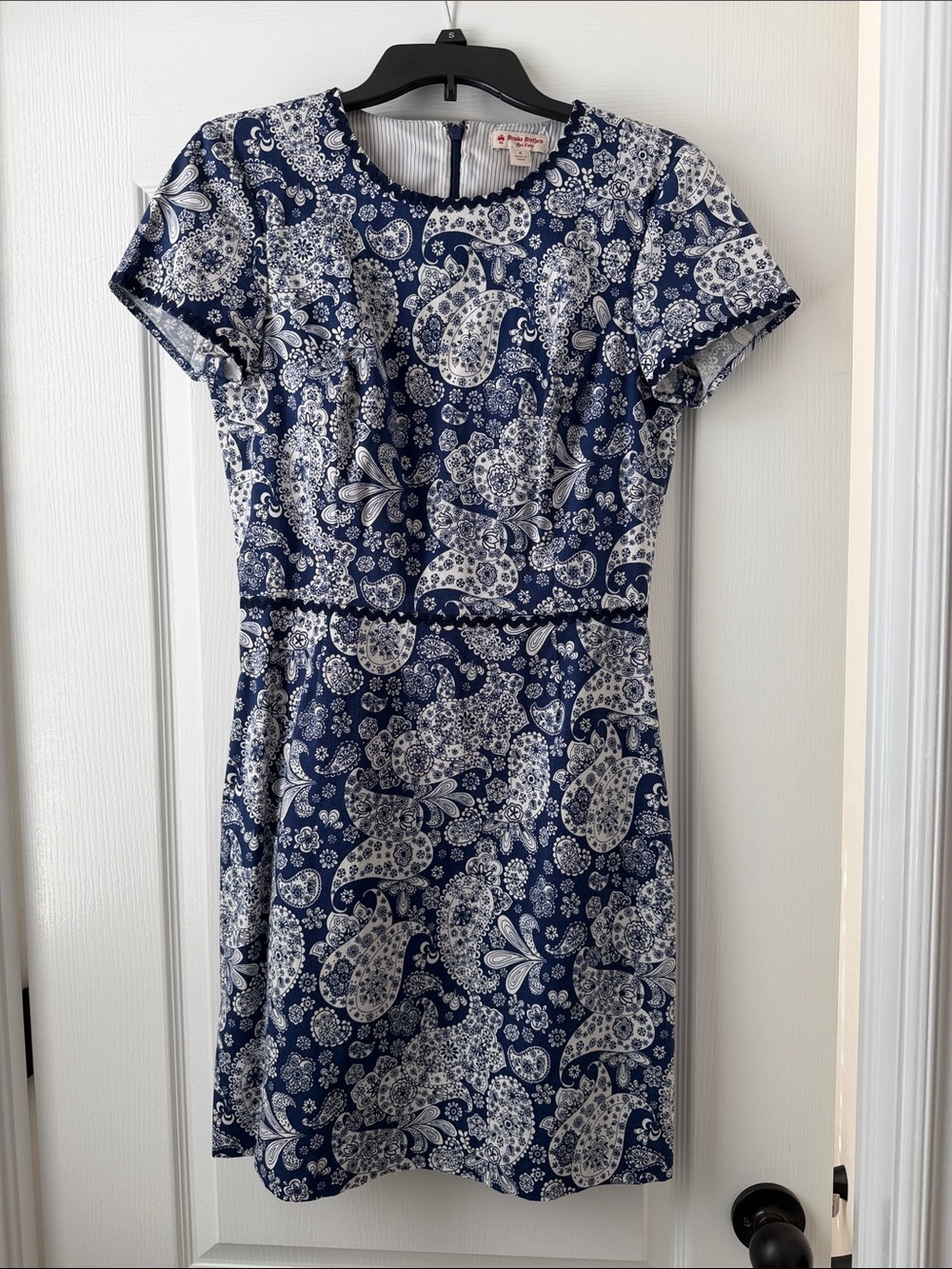Brooks Brothers Blue Paisley Dress